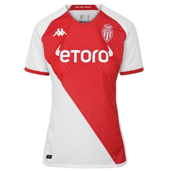 Camiseta AS Monaco Primera Equipación Mujer 2022/2023